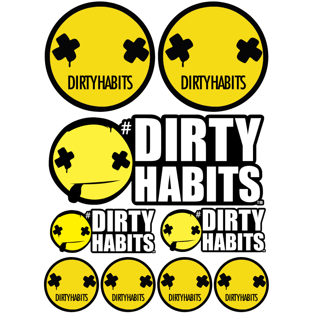 Dirty Stickers pack