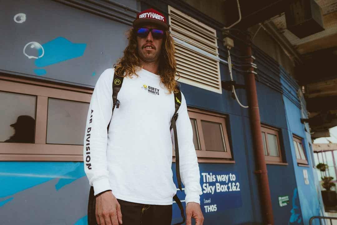 Air Division Long Sleeve T-Shirt White - Dirty Habits