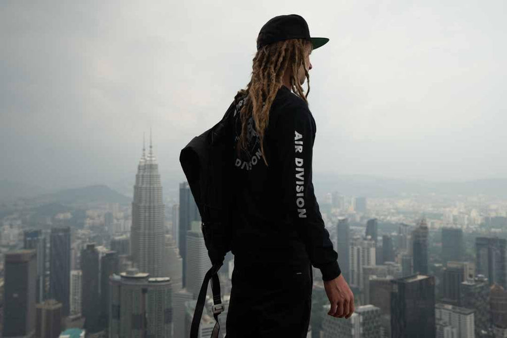 Air Division Long Sleeve T-Shirt Black - Dirty Habits