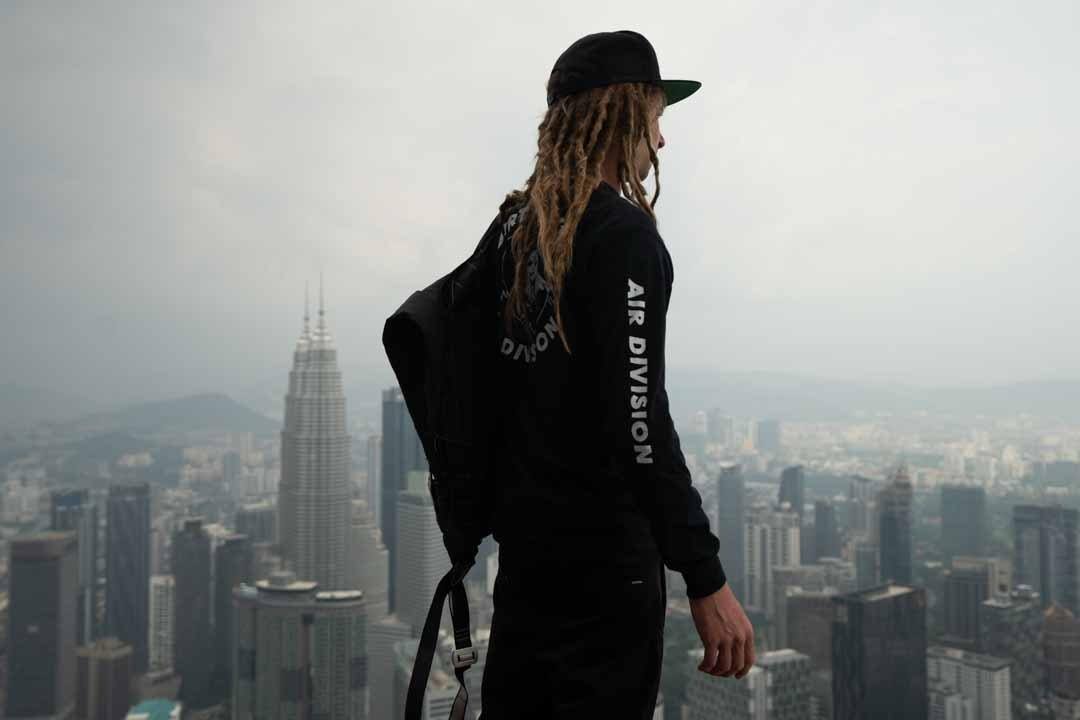 Air Division Long Sleeve T-Shirt Black - Dirty Habits