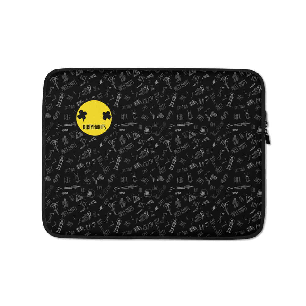 Dirty Neoprene Laptop Sleeve - Dirty Habits