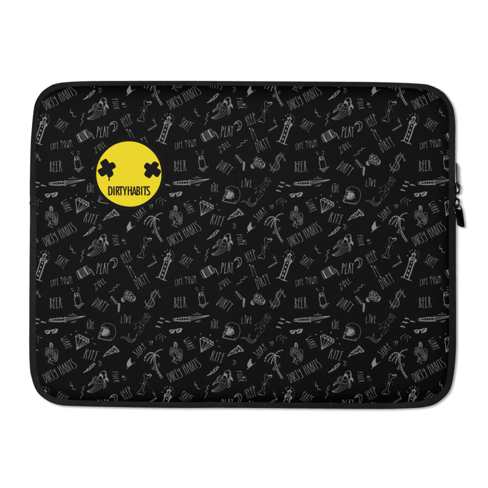 Dirty Neoprene Laptop Sleeve - Dirty Habits