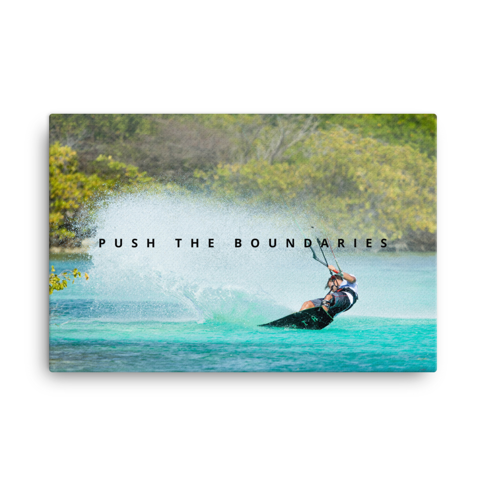 Push the Boundaries - Kiting Canvas Art - Dirty Habits