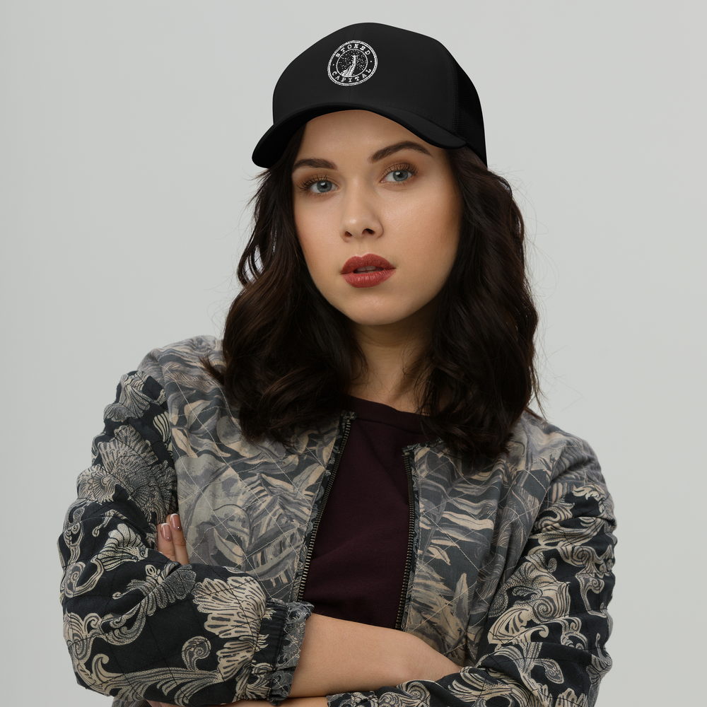 Stoked Capital Black Trucker Cap - Dirty Habits